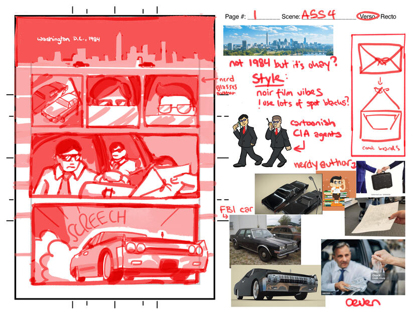 Stanford Graphic Novel Project Thumbnail (Act 5, Scene 4, Page 1)